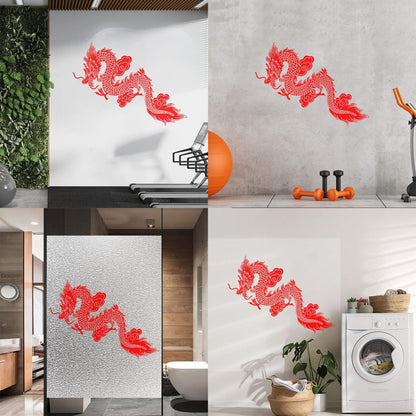Lettering Decals Sale Chinese Flying Dragon Fantasy Asian Style Easy Installation