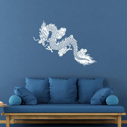 Lettering Decals Sale Chinese Flying Dragon Fantasy Asian Style Easy Installation