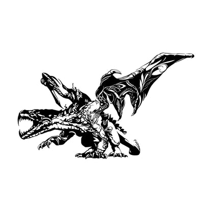 Wall Decals Dragon Animal Beast Mythology Fantasy Monster Personalized Customization