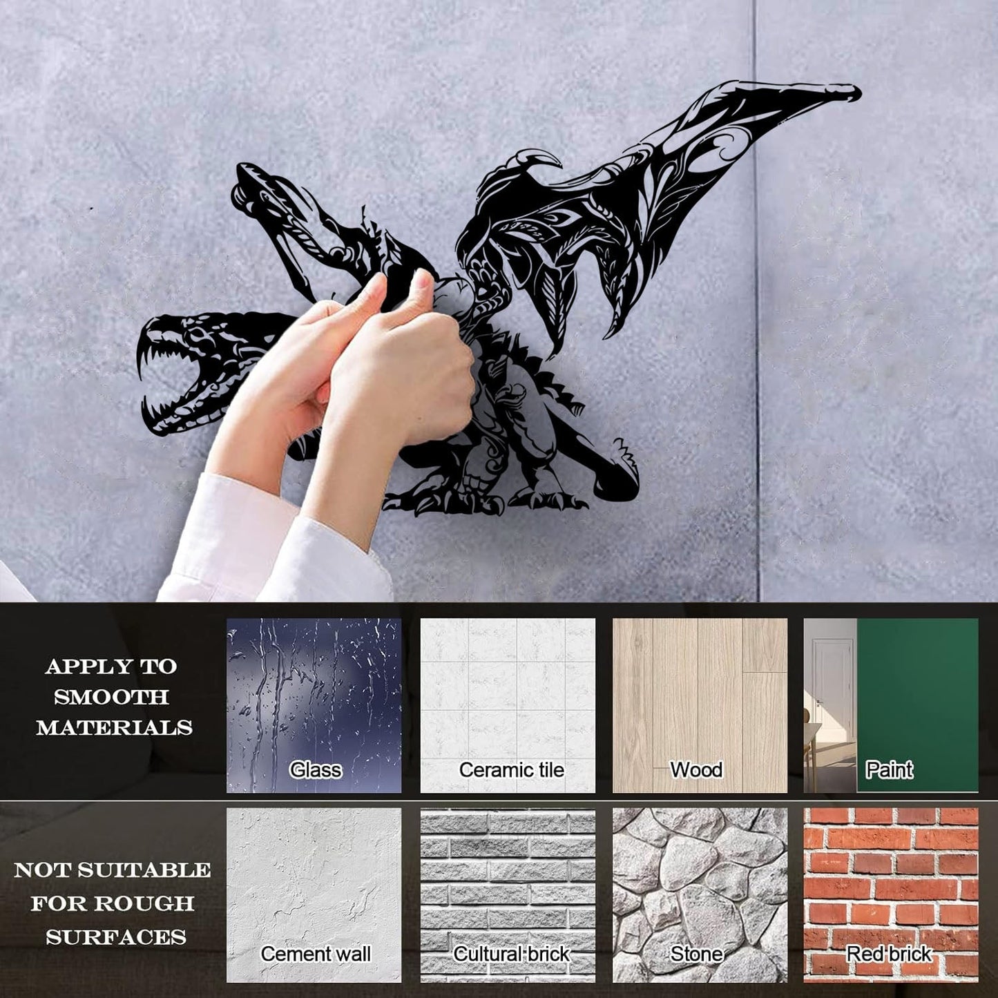 Wall Decals Dragon Animal Beast Mythology Fantasy Monster Personalized Customization