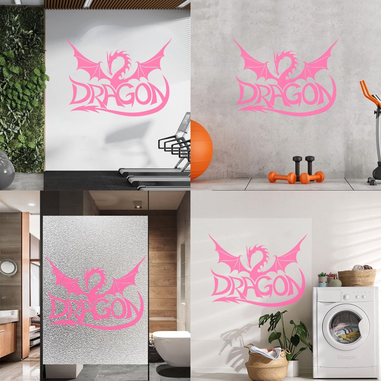 Vinyl Wall Decals Dragon Children'S Myth Fantasy Kids Can Modify And Add Information