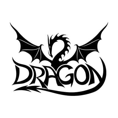 Vinyl Wall Decals Dragon Children'S Myth Fantasy Kids Can Modify And Add Information