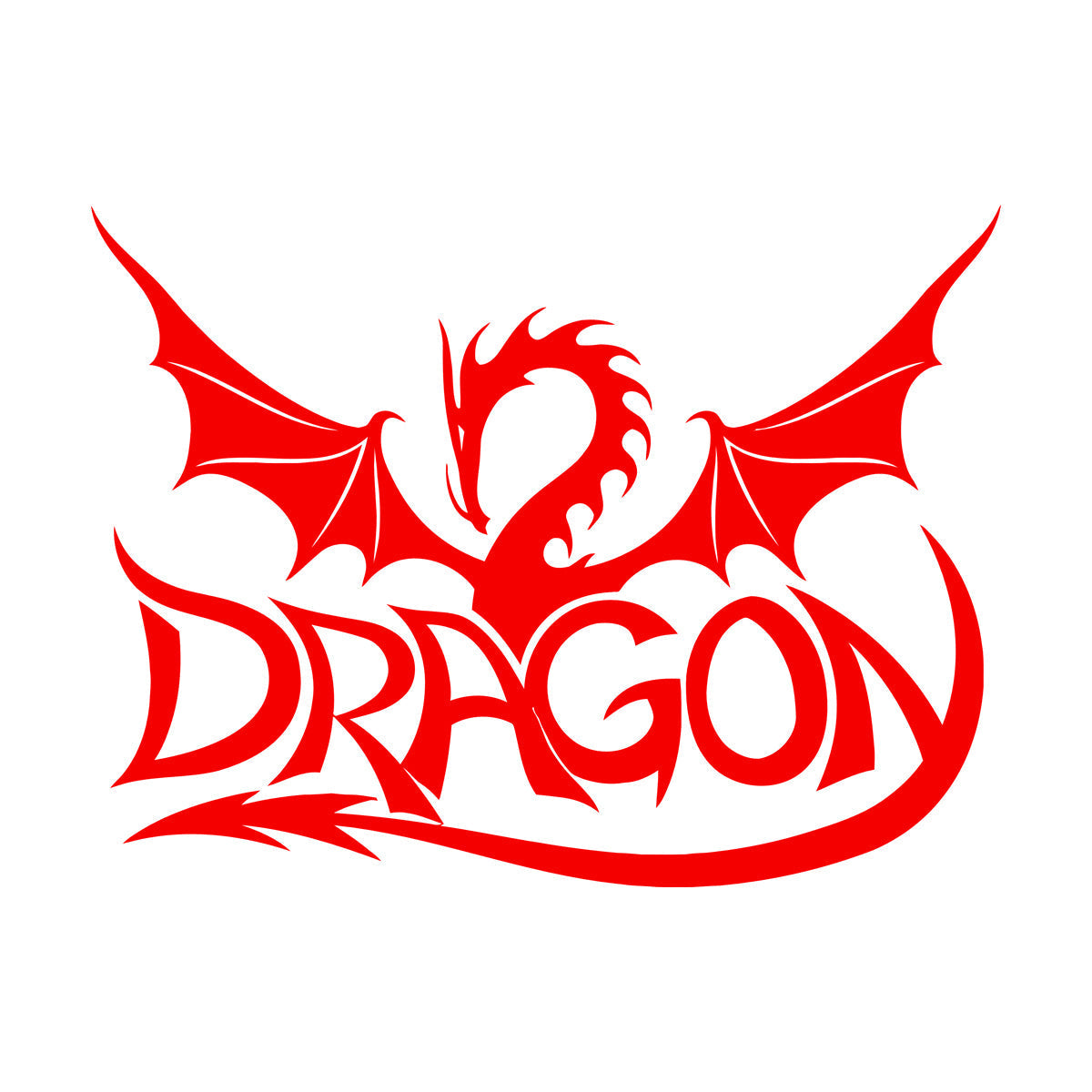 Vinyl Wall Decals Dragon Children'S Myth Fantasy Kids Can Modify And Add Information