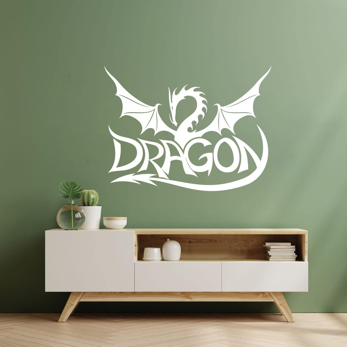 Vinyl Wall Decals Dragon Children'S Myth Fantasy Kids Can Modify And Add Information