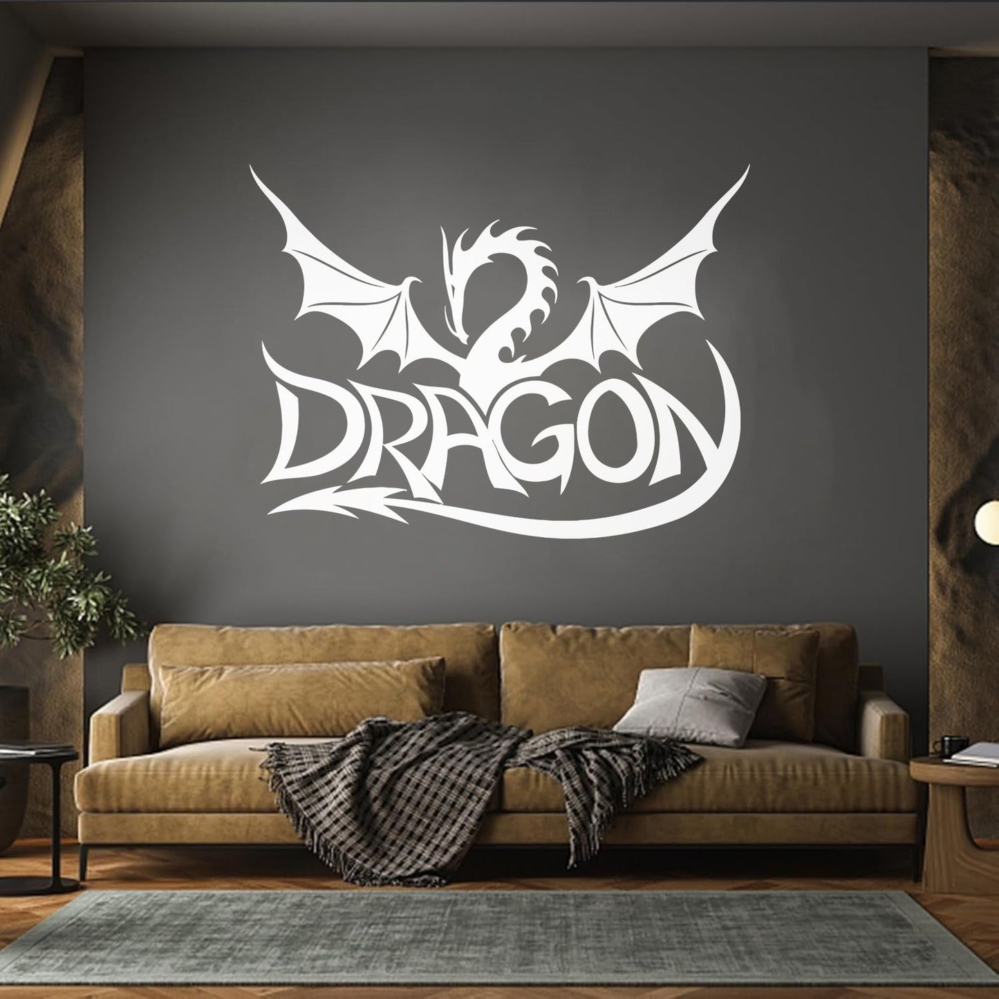 Vinyl Wall Decals Dragon Children'S Myth Fantasy Kids Can Modify And Add Information