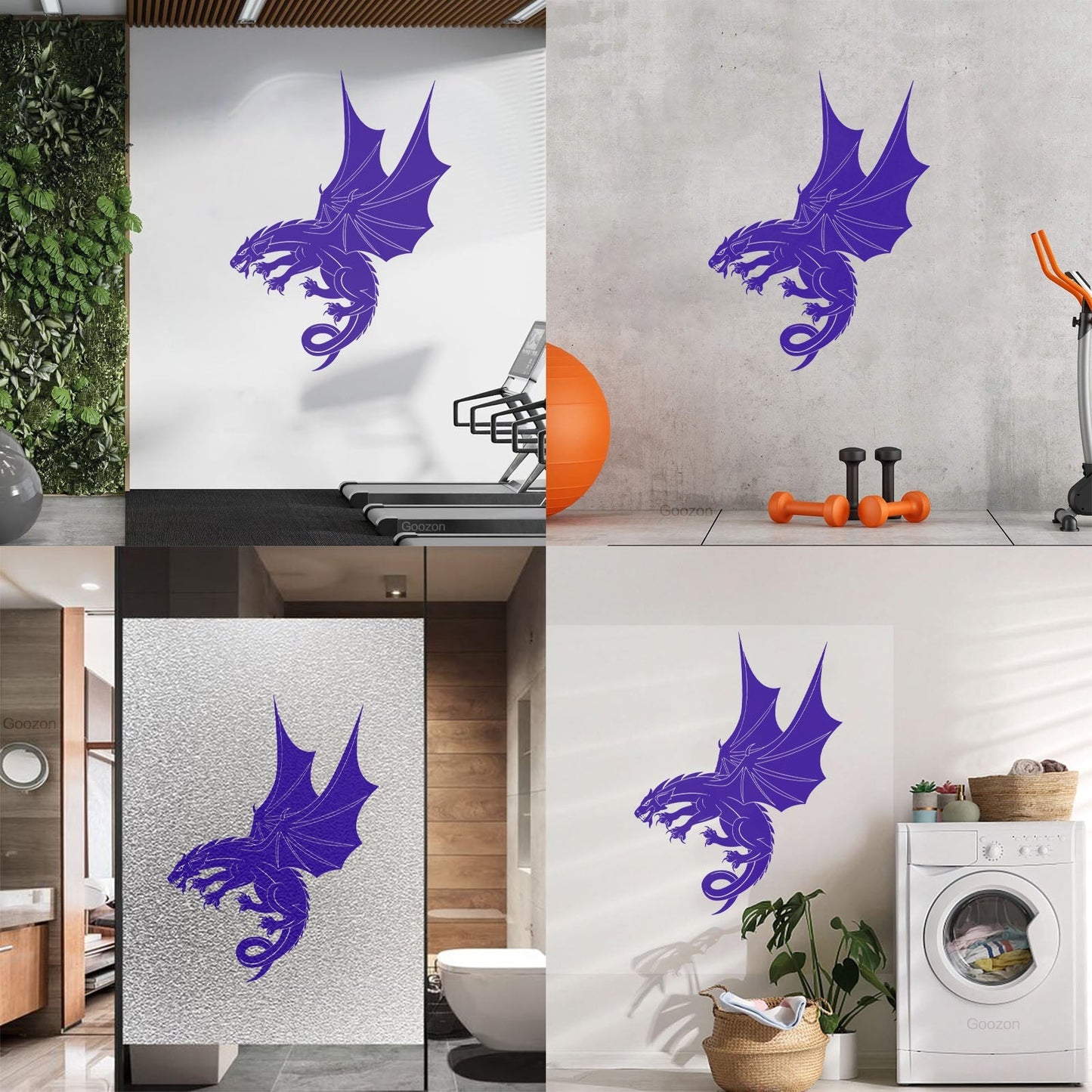 Mural And Wall Vinyl Decal Dragon Fantasy Child Ation Idea Wall Beautification