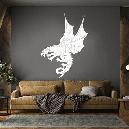 Mural And Wall Vinyl Decal Dragon Fantasy Child Ation Idea Wall Beautification