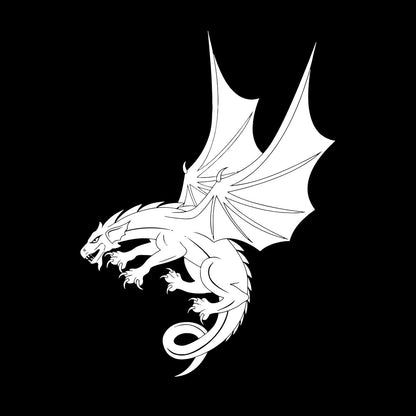 Mural And Wall Vinyl Decal Dragon Fantasy Child Ation Idea Wall Beautification