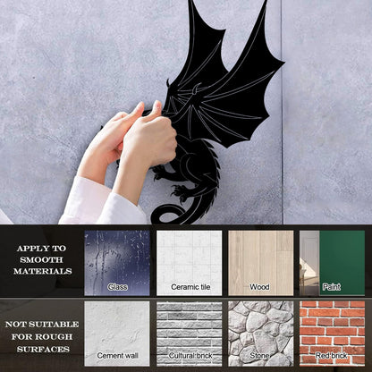 Mural And Wall Vinyl Decal Dragon Fantasy Child Ation Idea Wall Beautification