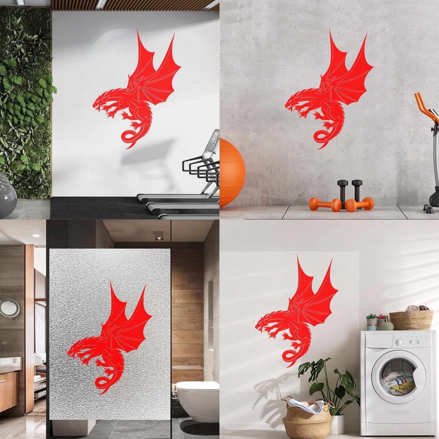 Mural And Wall Vinyl Decal Dragon Fantasy Child Ation Idea Wall Beautification