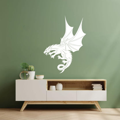 Mural And Wall Vinyl Decal Dragon Fantasy Child Ation Idea Wall Beautification