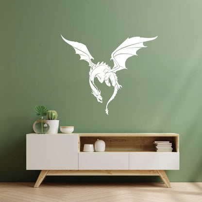 Wall Stickers Paster Paper Dragon Fantasy Beast Monster Fairy Tale Car Body Decoration