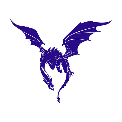 Wall Stickers Paster Paper Dragon Fantasy Beast Monster Fairy Tale Car Body Decoration