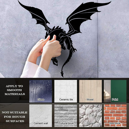 Wall Stickers Paster Paper Dragon Fantasy Beast Monster Fairy Tale Car Body Decoration