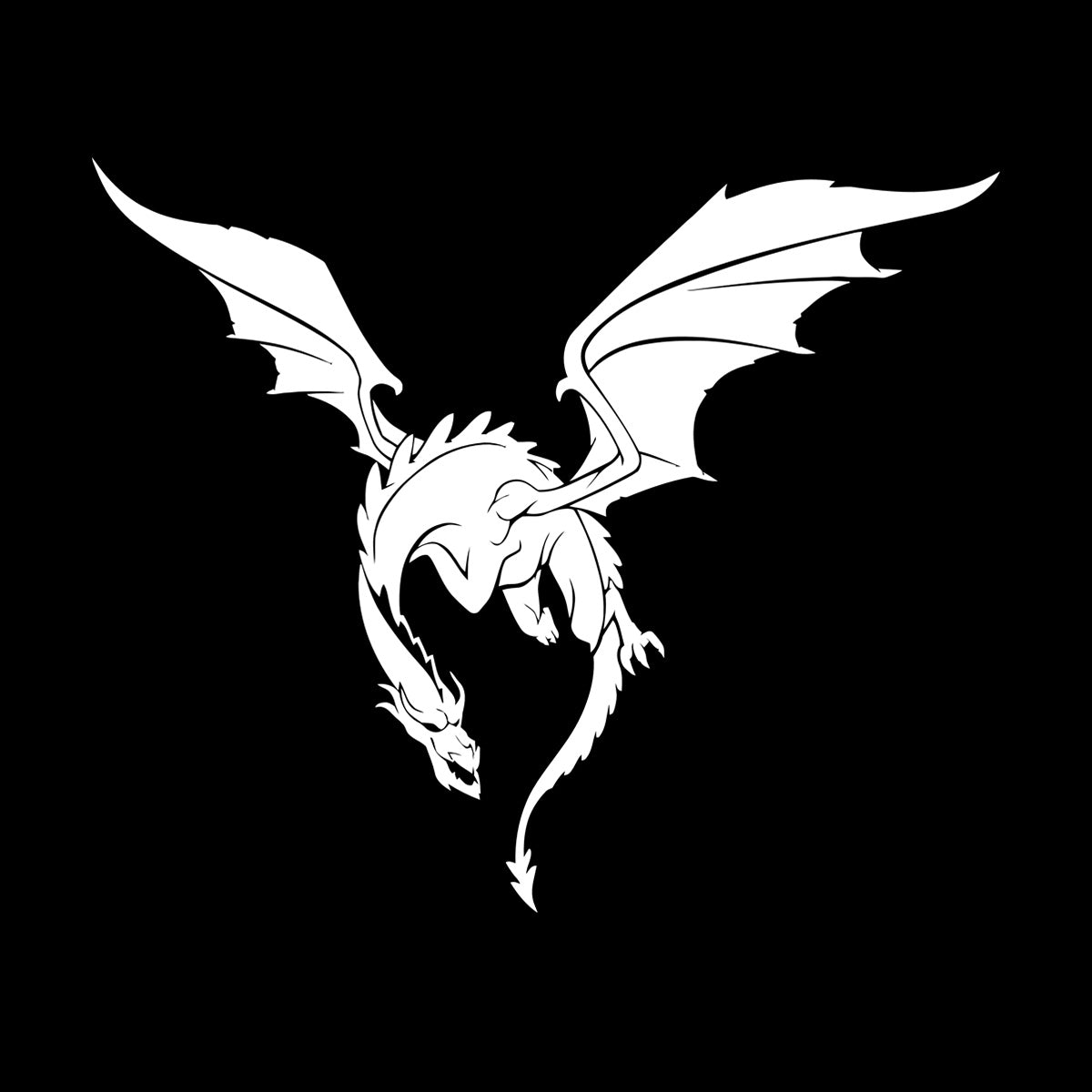 Wall Stickers Paster Paper Dragon Fantasy Beast Monster Fairy Tale Car Body Decoration