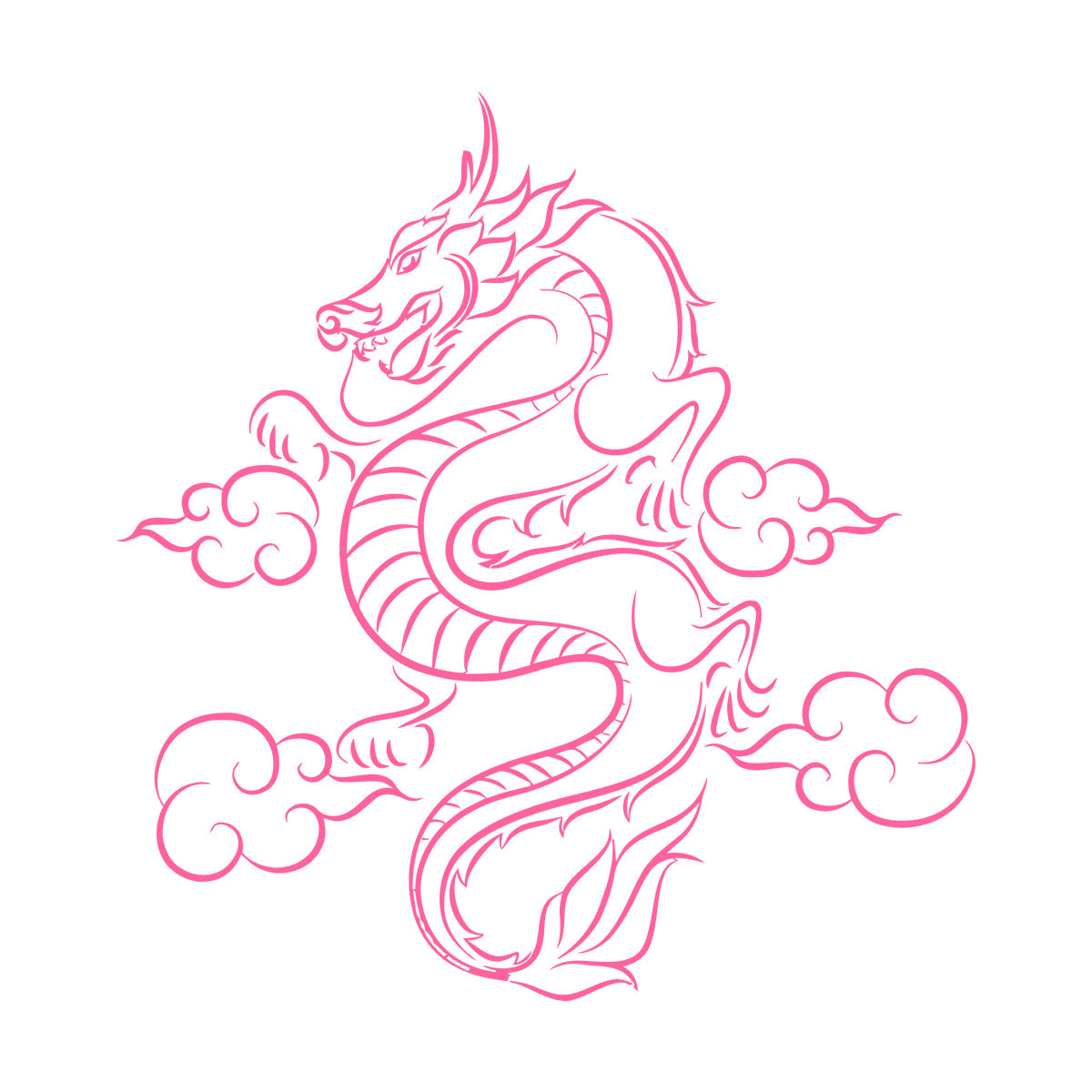 Wall Vinyl Sticker Decor Dragon Fantasy Children'S Kids Tale Window Decals