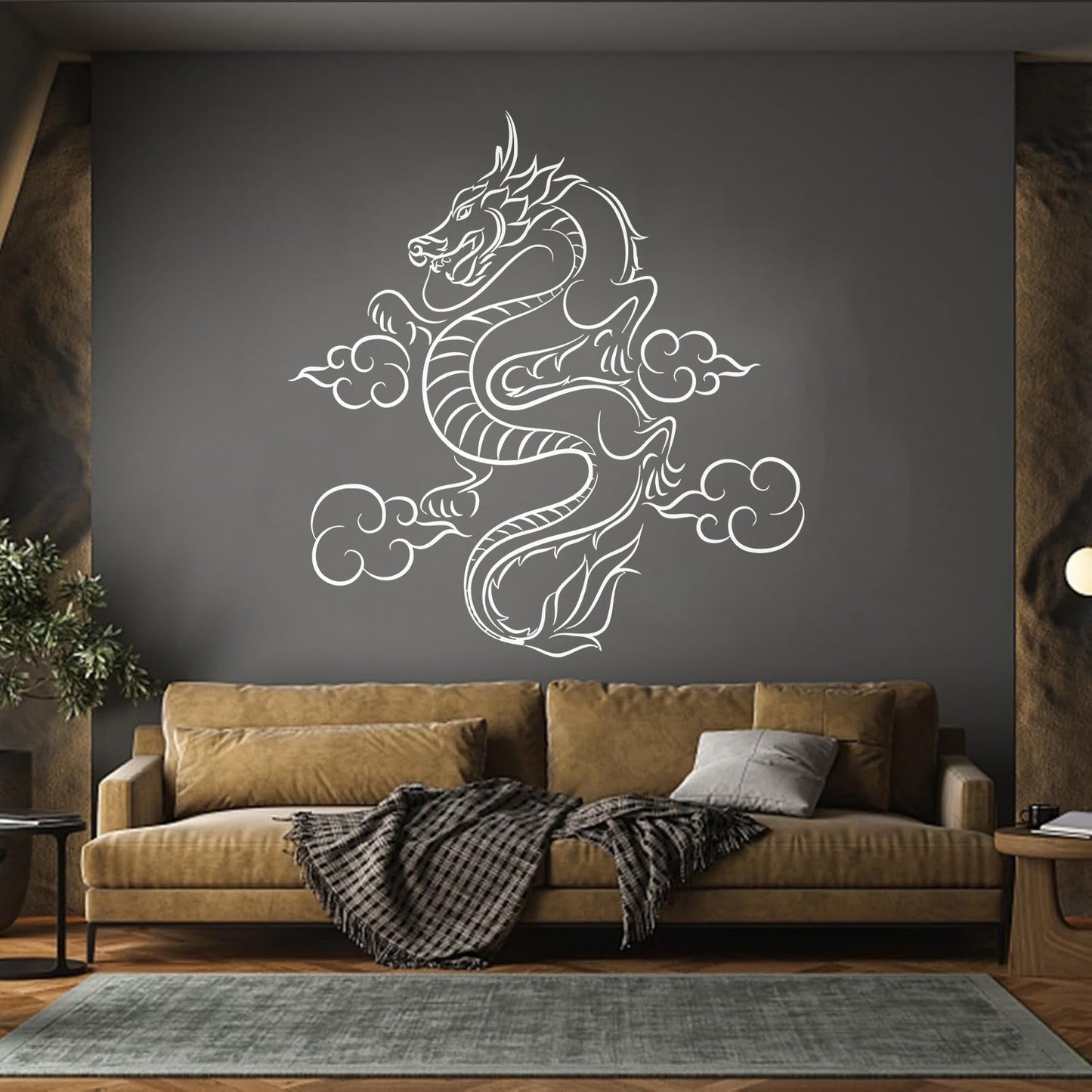 Wall Vinyl Sticker Decor Dragon Fantasy Children'S Kids Tale Window Decals