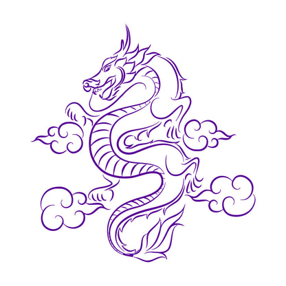 Wall Vinyl Sticker Decor Dragon Fantasy Children'S Kids Tale Window Decals