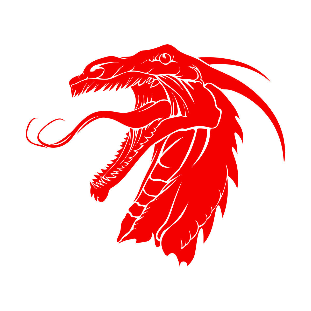 Dragon Fantasy Myth Children'S Kids Fine Carving Stickers Glass Stickers