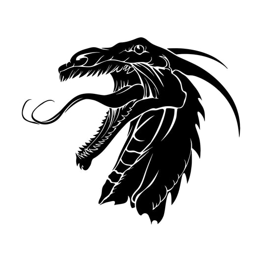 Dragon Fantasy Myth Children'S Kids Fine Carving Stickers Glass Stickers