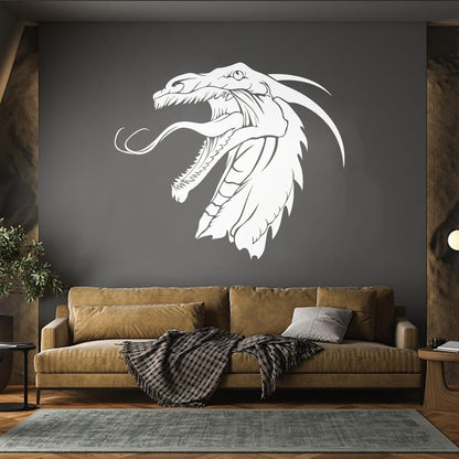 Dragon Fantasy Myth Children'S Kids Fine Carving Stickers Glass Stickers