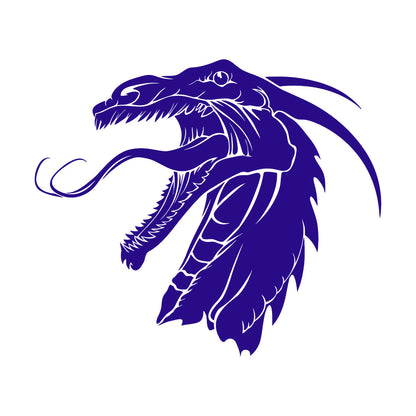 Dragon Fantasy Myth Children'S Kids Fine Carving Stickers Glass Stickers