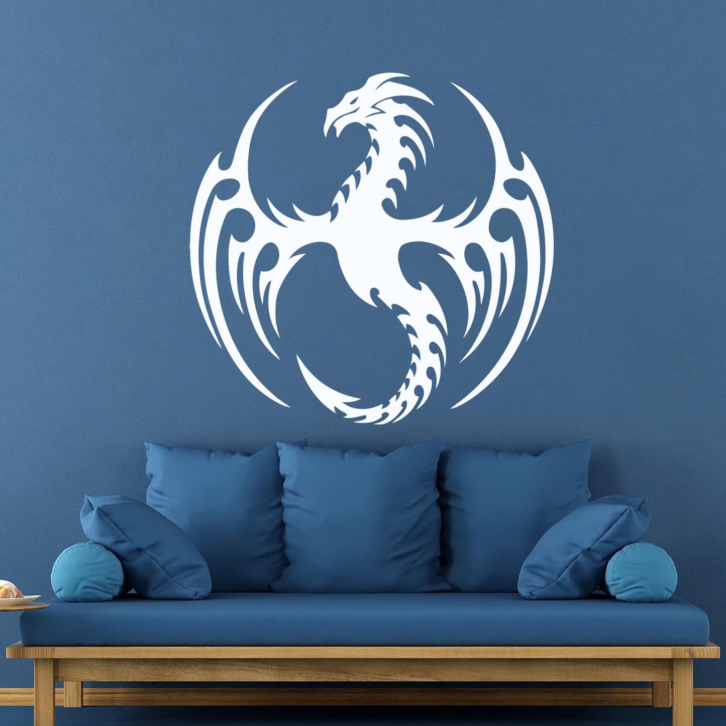 Wall Stickers Dragon Fire Fantasy Myth Animal Store Decoration