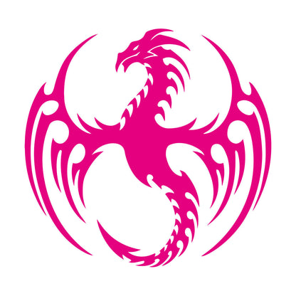 Wall Stickers Dragon Fire Fantasy Myth Animal Store Decoration