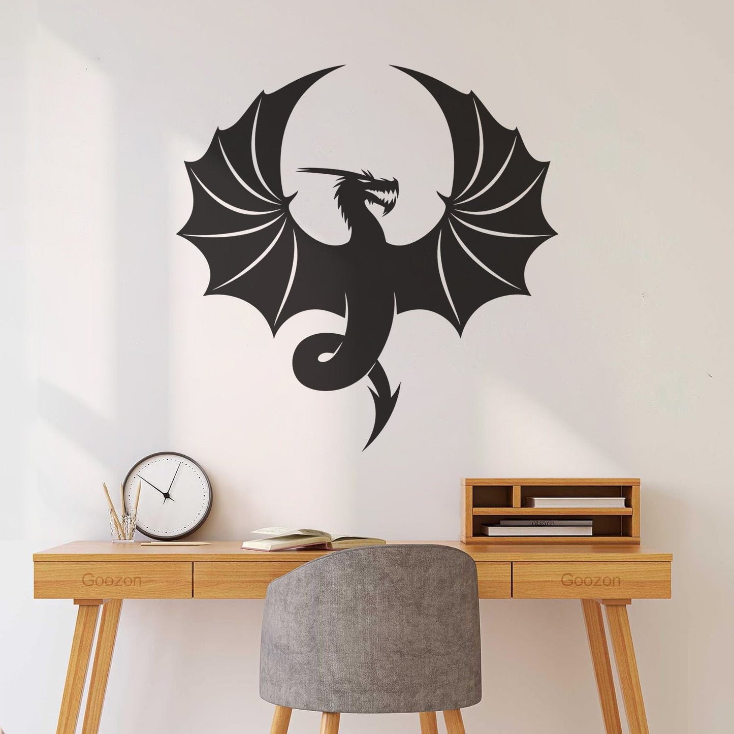 Fine Carving Decals Dragon Fly Fantasy Magical Tattoo Culture