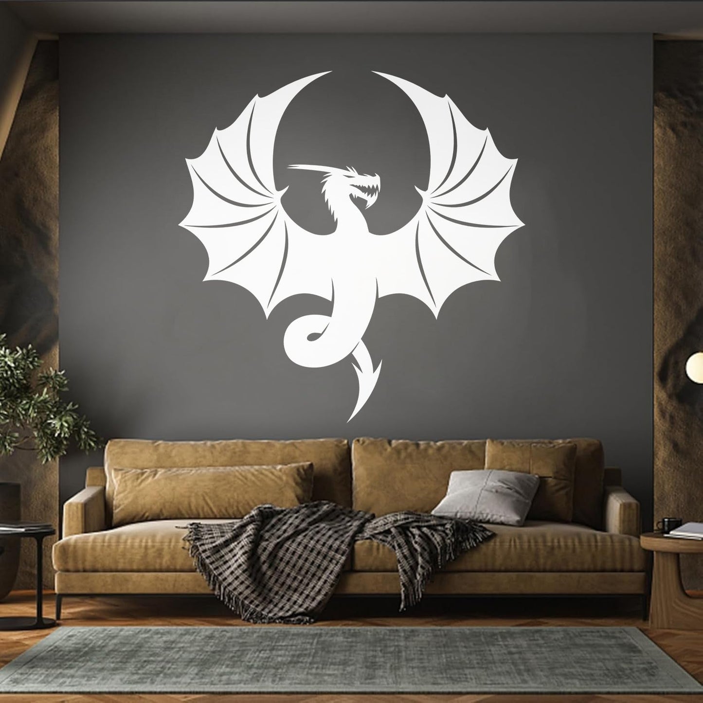 Fine Carving Decals Dragon Fly Fantasy Magical Tattoo Culture