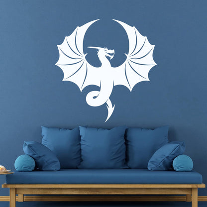 Fine Carving Decals Dragon Fly Fantasy Magical Tattoo Culture