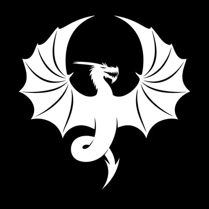 Fine Carving Decals Dragon Fly Fantasy Magical Tattoo Culture