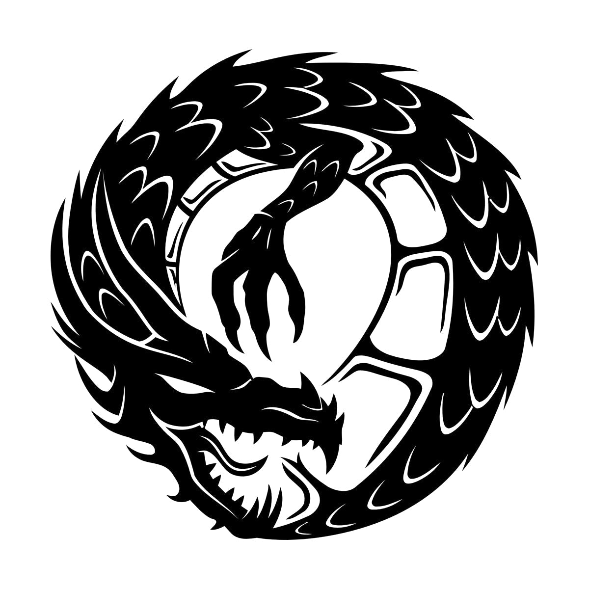 Wall Decals Pvc Dragon Infinity Fantasy Mythical Creature Kids Multi Color Selection