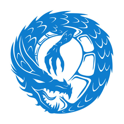 Wall Decals Pvc Dragon Infinity Fantasy Mythical Creature Kids Multi Color Selection