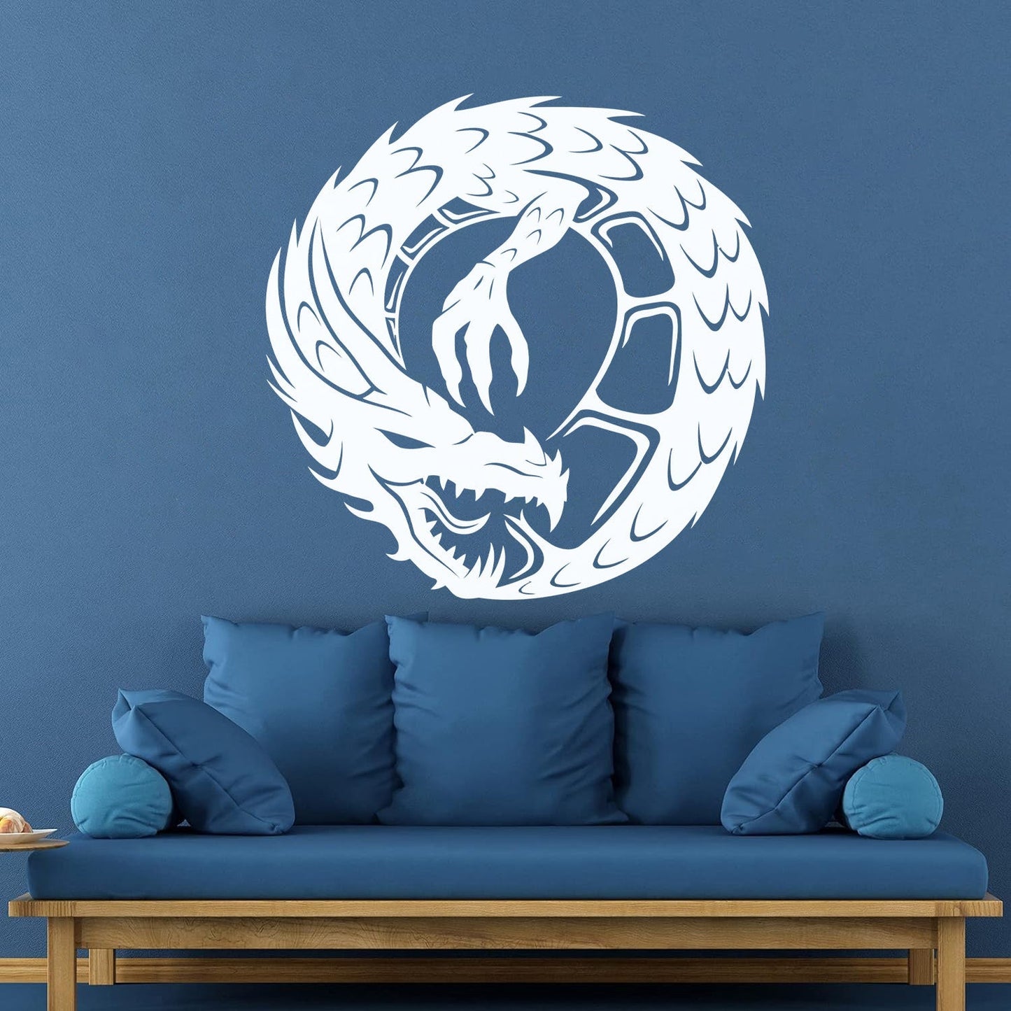 Wall Decals Pvc Dragon Infinity Fantasy Mythical Creature Kids Multi Color Selection