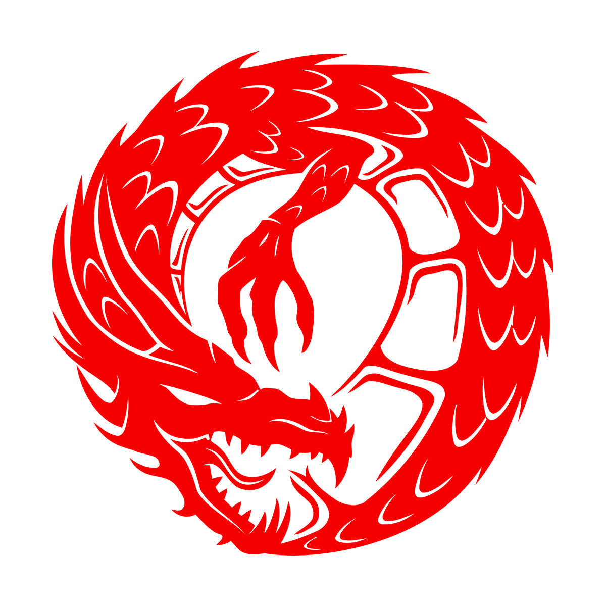 Wall Decals Pvc Dragon Infinity Fantasy Mythical Creature Kids Multi Color Selection