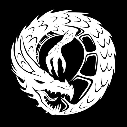 Wall Decals Pvc Dragon Infinity Fantasy Mythical Creature Kids Multi Color Selection