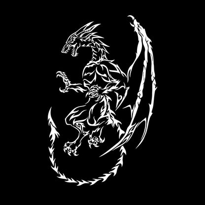 Vinyl Wall Stickers Dragon Myth Fantasy Fairy Tale Art Mural Painting