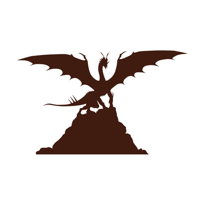 Dragon Silhouette Fantasy Kids Ation Mural And Wall Vinyl Decal Personalized Customization