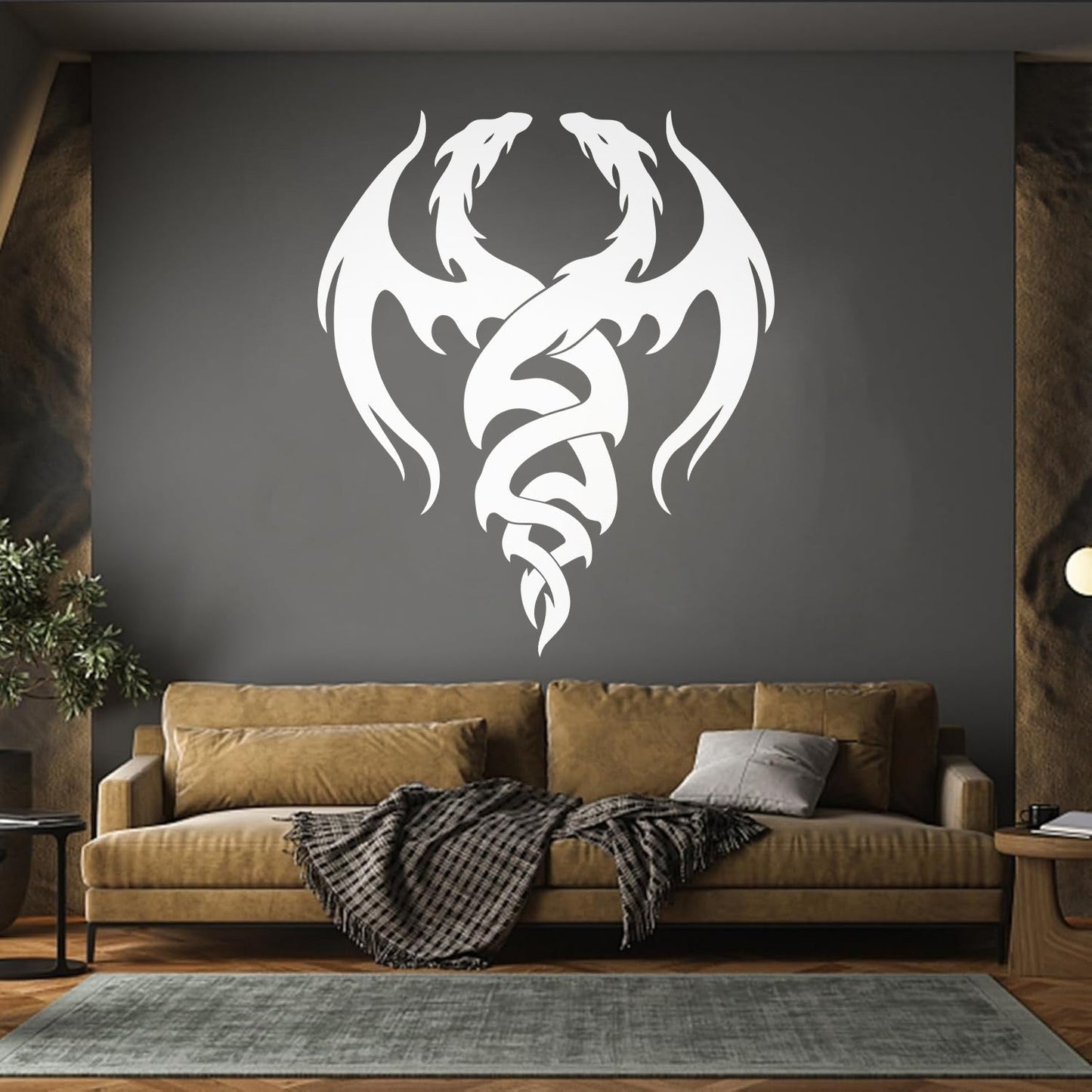 Wall Stickers Paster Paper Dragons Magic Fantasy Childs Can Modify And Add Information
