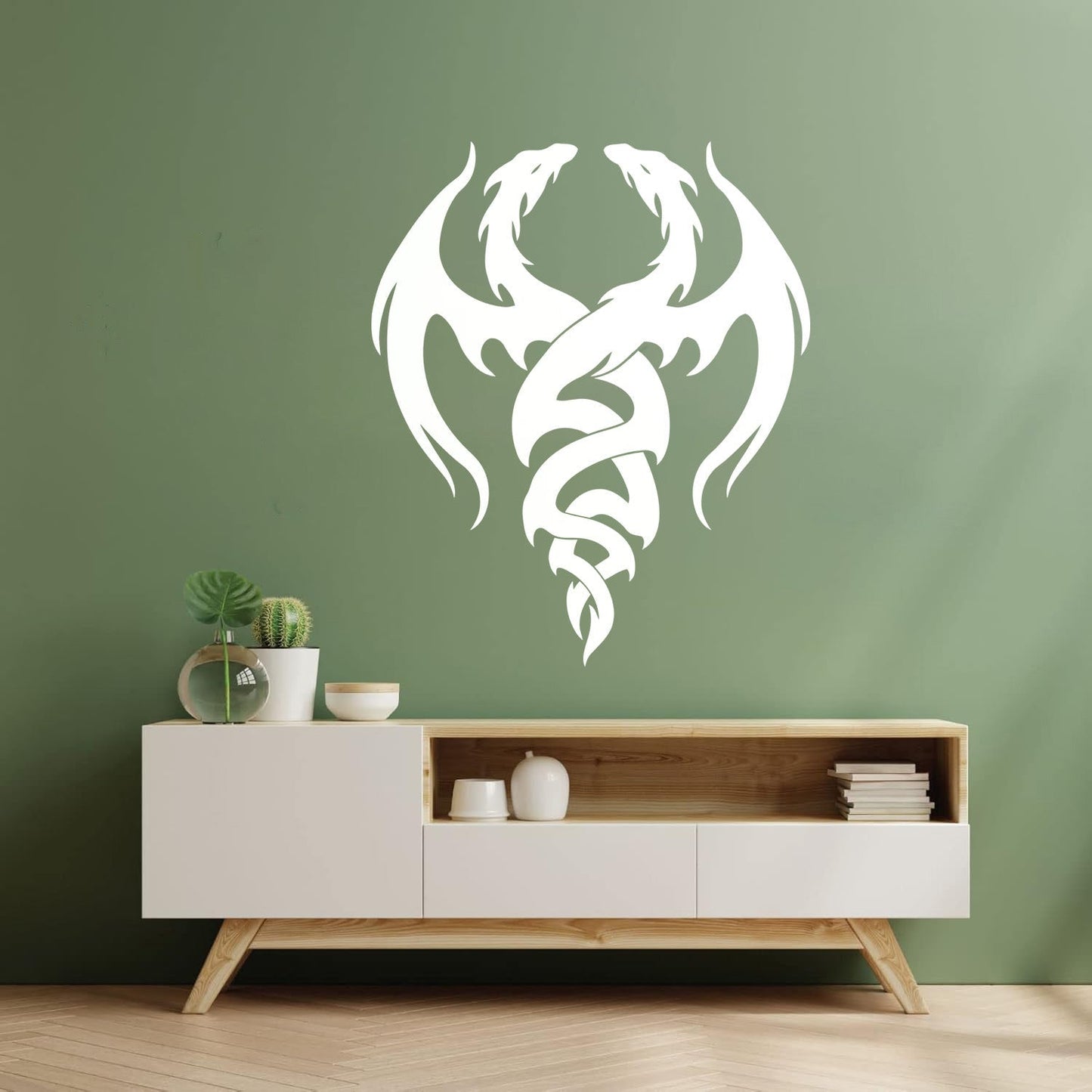 Wall Stickers Paster Paper Dragons Magic Fantasy Childs Can Modify And Add Information