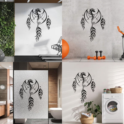 Dragon Wings Dreamcatcher Fantasy Wall Stickers Car Body Decoration