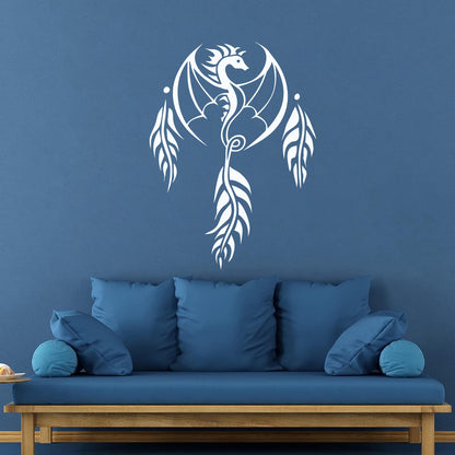 Dragon Wings Dreamcatcher Fantasy Wall Stickers Car Body Decoration