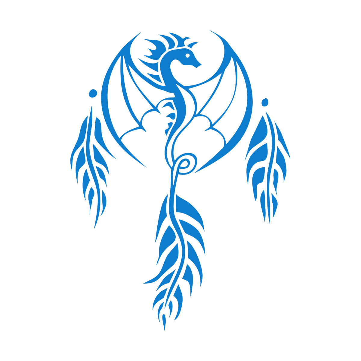 Dragon Wings Dreamcatcher Fantasy Wall Stickers Car Body Decoration