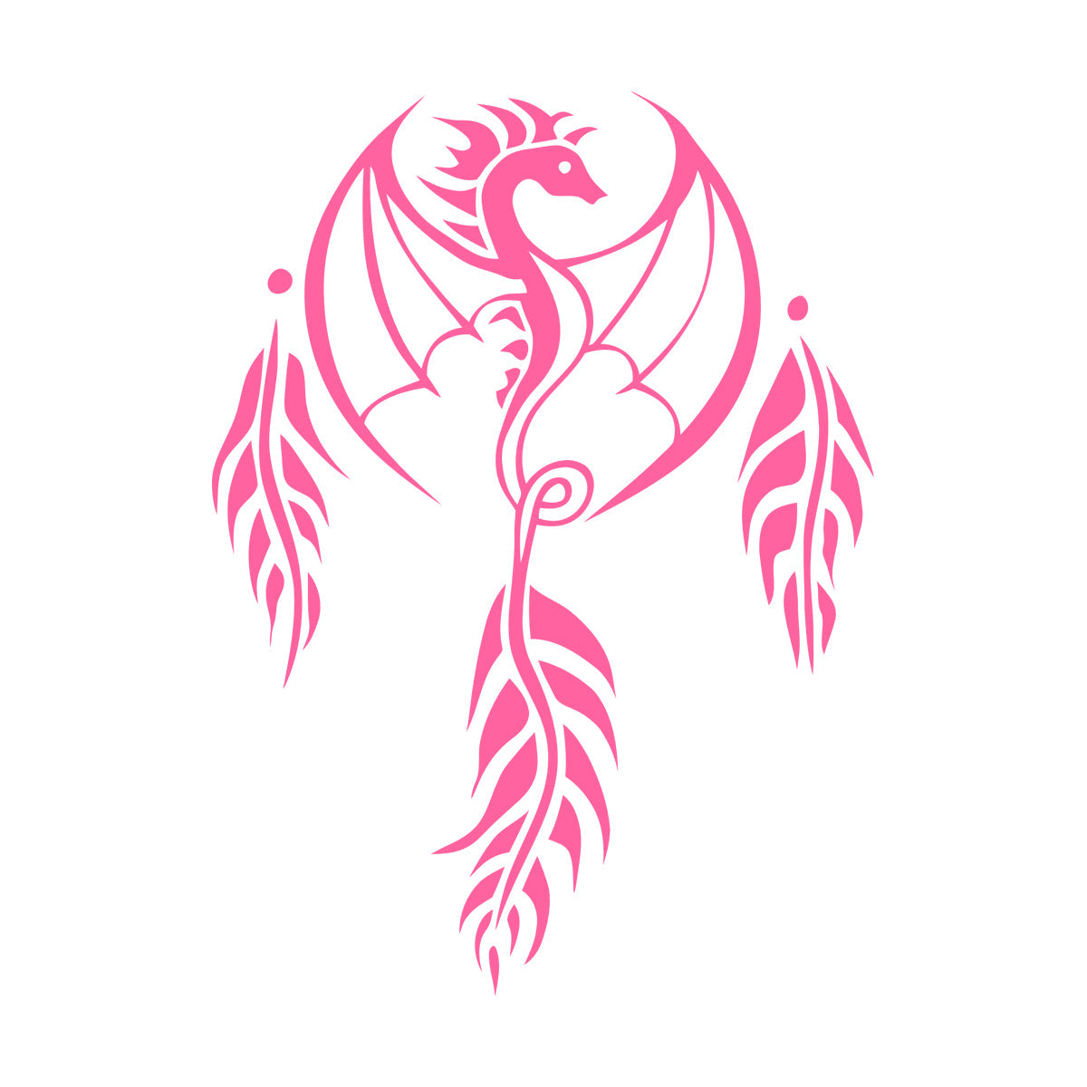 Dragon Wings Dreamcatcher Fantasy Wall Stickers Car Body Decoration