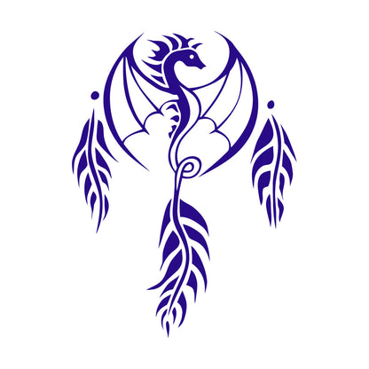 Dragon Wings Dreamcatcher Fantasy Wall Stickers Car Body Decoration