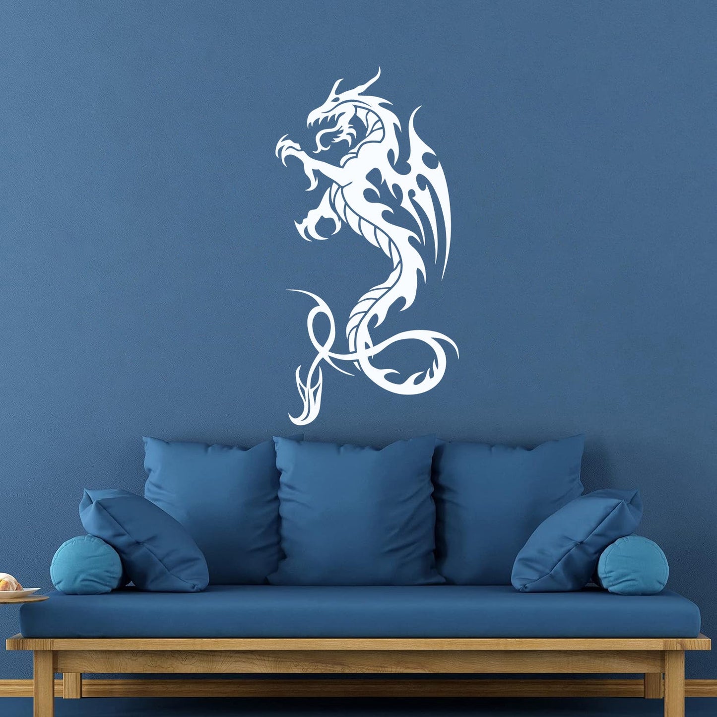 Engraving Stickers Dragon Wings Fantasy Magic Animal Monster Store Decoration