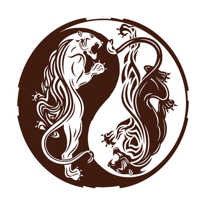 Lettering Decals Asian Dragon Yin Yang Zen Fantasy Animal Tattoo Culture