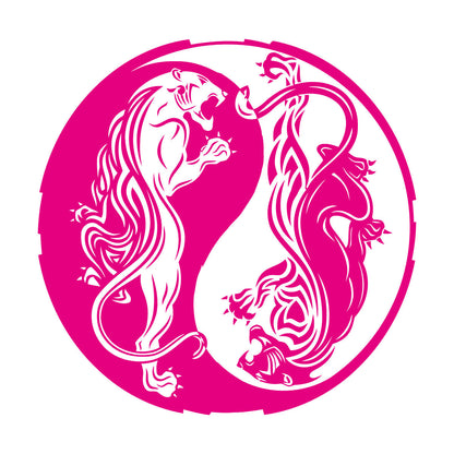 Lettering Decals Asian Dragon Yin Yang Zen Fantasy Animal Tattoo Culture