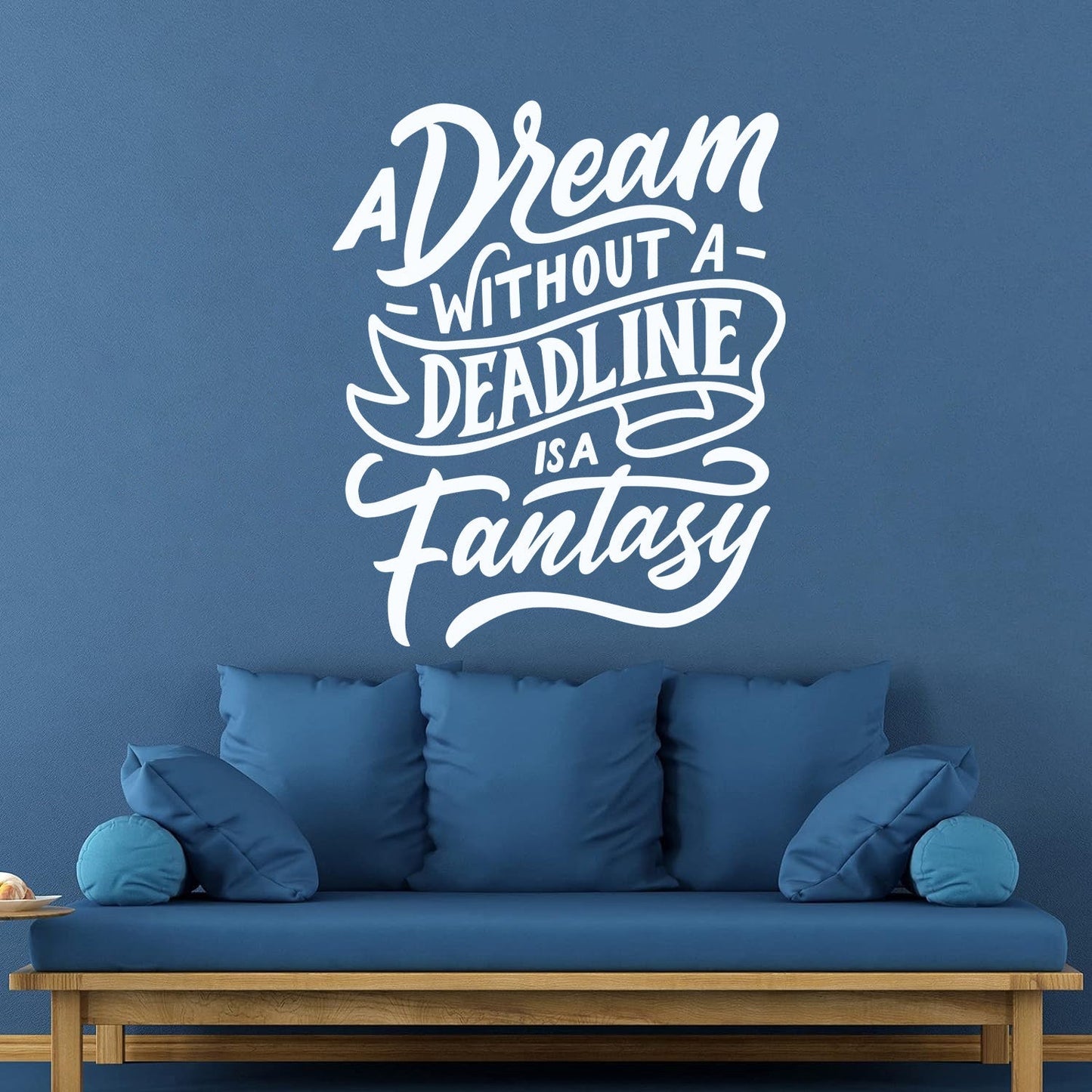 Dream Fantasy Positive Quote Inspirational Words Motivational Slogan Office Wall Decals Paster Paper Do Not Damage The Wall Surface